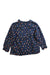 A Navy Long Sleeve Tops from Bonpoint in size 6T for girl. (Back View)