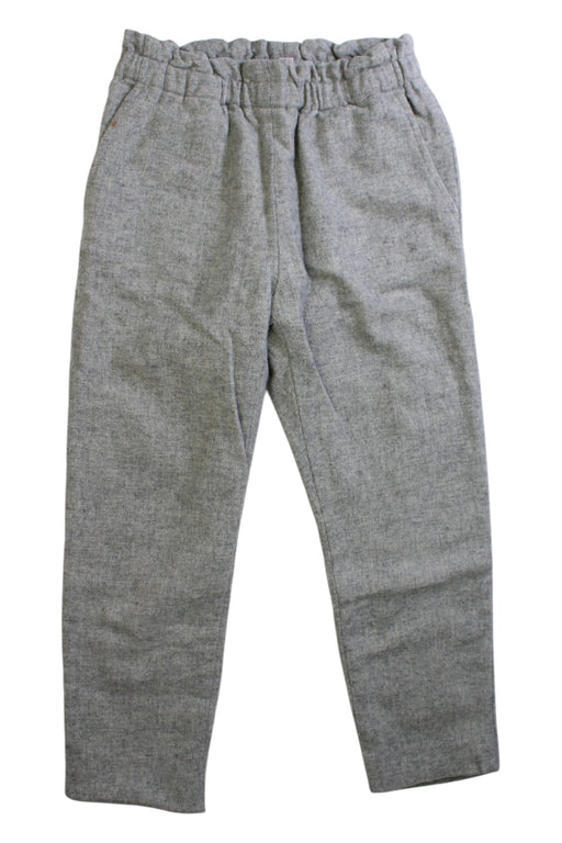 A Grey Casual Pants from Bonpoint in size 6T for girl. (Front View)