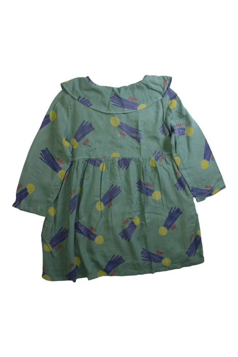 A Multicolour Long Sleeve Dresses from Bobo Choses in size 2T for girl. (Back View)