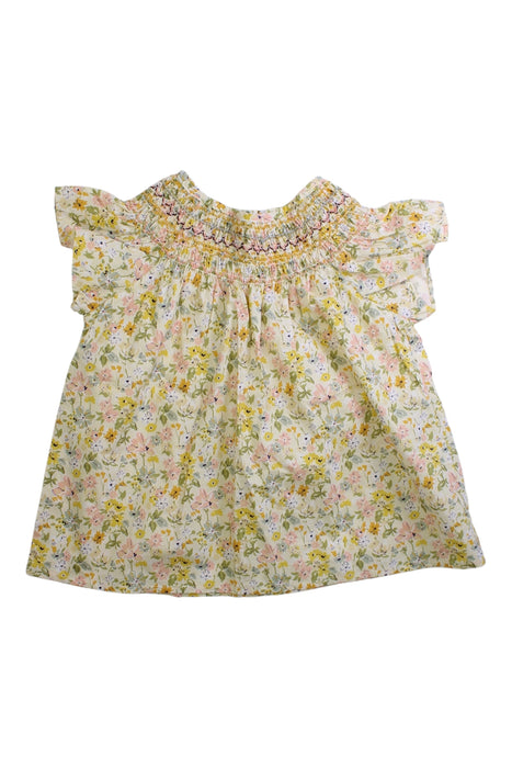 A Multicolour Short Sleeve Dresses from Papillon in size 5T for girl. (Front View)