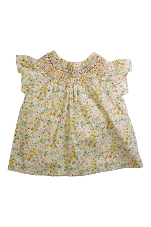 A Multicolour Short Sleeve Dresses from Papillon in size 5T for girl. (Front View)