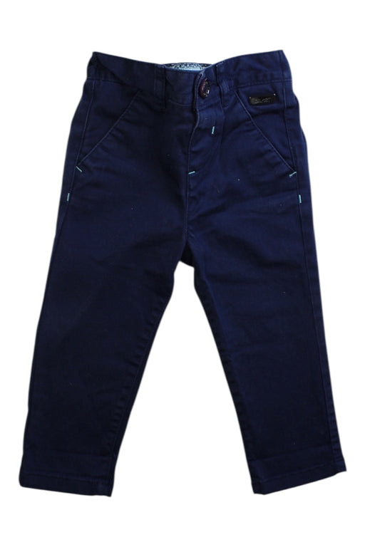 A Navy Jeans from Baker by Ted Baker in size 6-12M for boy. (Front View)