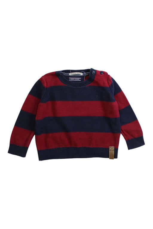 A Red Knit Sweaters from Tommy Hilfiger in size 3-6M for boy. (Front View)