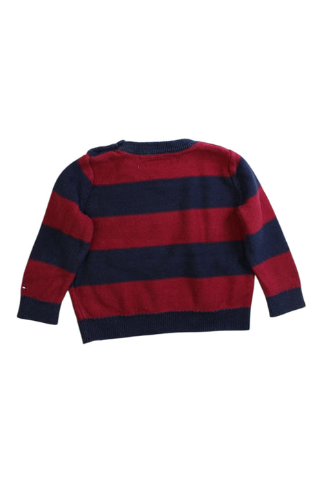 A Red Knit Sweaters from Tommy Hilfiger in size 3-6M for boy. (Back View)