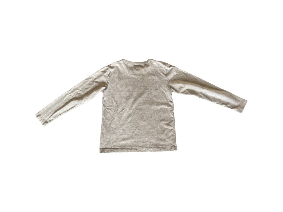 A Beige Long Sleeve T Shirts from Champion in size 10Y for neutral. (Back View)