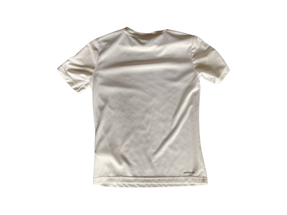 A White Short Sleeve T Shirts from Adidas in size 10Y for neutral. (Back View)