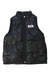A Black Outerwear Vests from DKNY in size 6T for boy. (Front View)