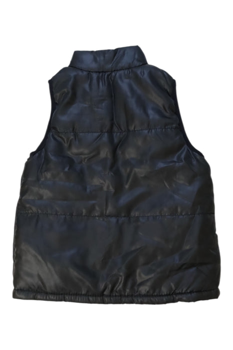 A Black Outerwear Vests from DKNY in size 6T for boy. (Back View)