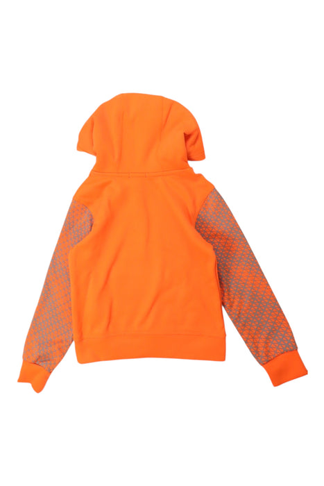 A Orange Hooded Sweatshirts from Polo Ralph Lauren in size 5T for boy. (Back View)
