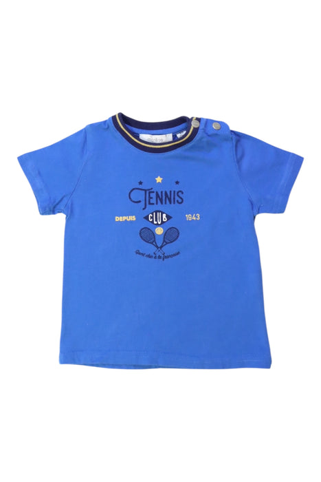 A Blue Short Sleeve T Shirts from Marese in size 3-6M for boy. (Front View)