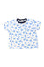 A White Short Sleeve T Shirts from Petit Bateau in size 6-12M for boy. (Front View)
