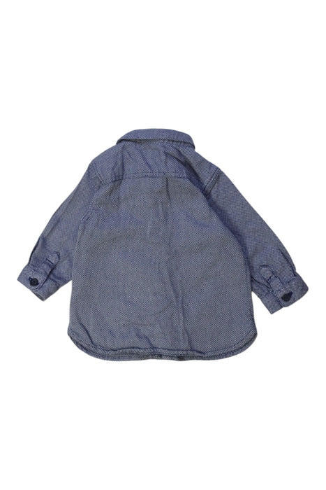 A Blue Long Sleeve Shirts from Orchestra in size 0-3M for boy. (Back View)