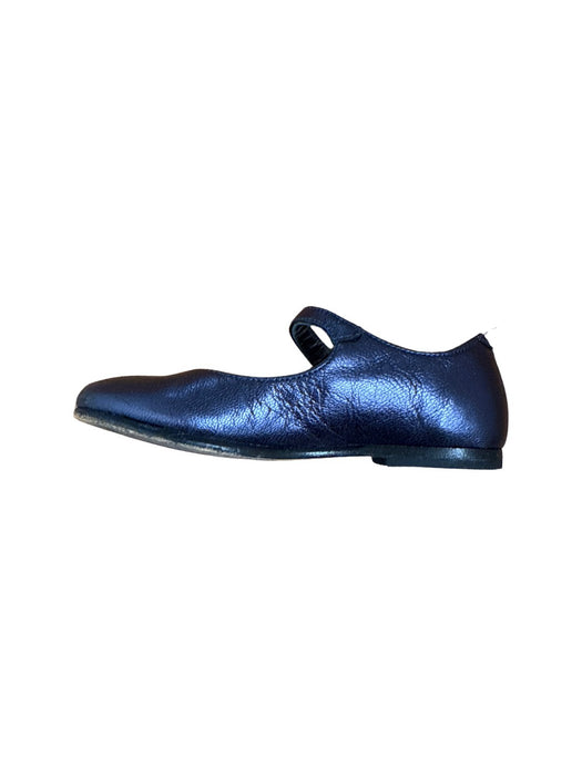 A Blue Flats from Bonpoint in size 3T for girl. (Back View)
