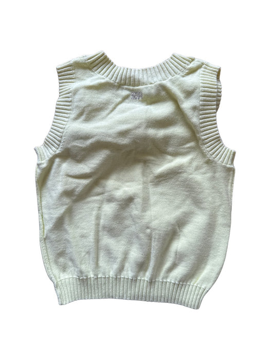 A Yellow Sweater Vests from Rykiel Enfant in size 12-18M for girl. (Back View)