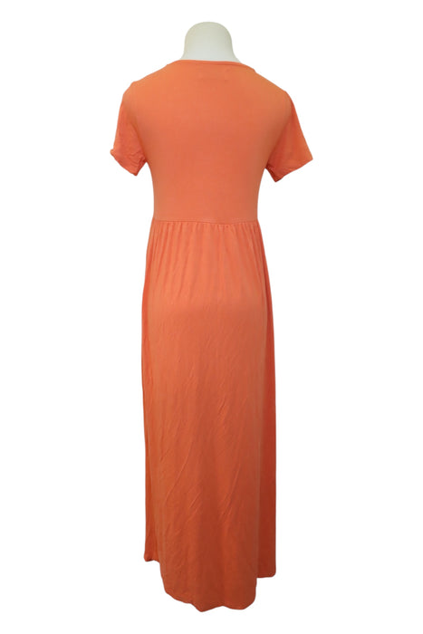 A Orange Short Sleeve Dresses from Mamalicious in size Maternity-S for maternity. (Back View)