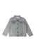 A Blue Lightweight Jackets from Monoprix in size 4T for boy. (Front View)