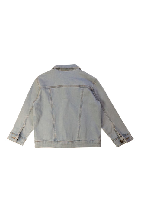 A Blue Lightweight Jackets from Monoprix in size 4T for boy. (Back View)