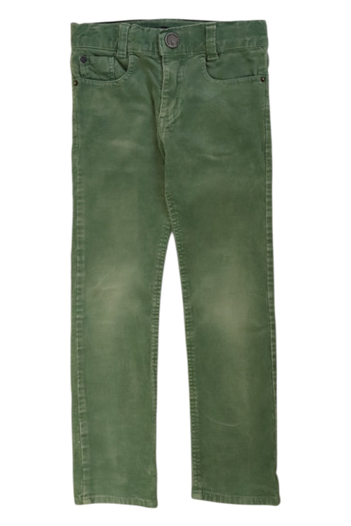 A Green Casual Pants from IKKS in size 5T for boy. (Front View)