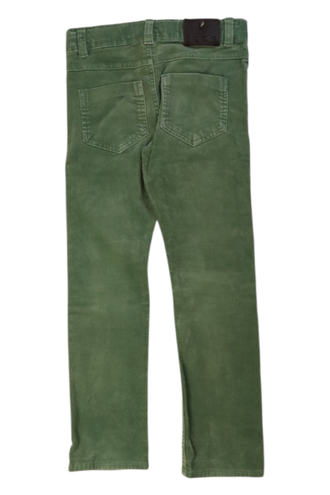 A Green Casual Pants from IKKS in size 5T for boy. (Back View)