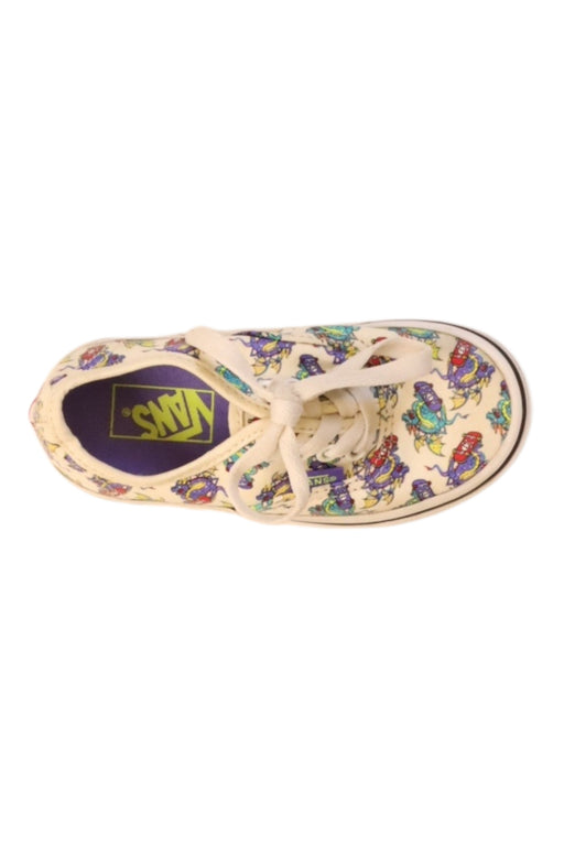 A Multicolour Sneakers from Vans in size 4T for boy. (Front View)