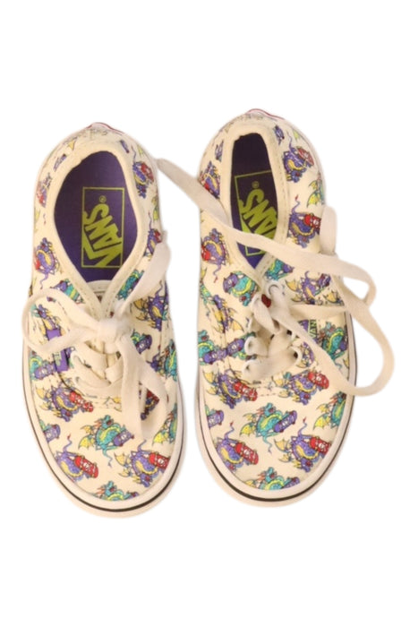 A Multicolour Sneakers from Vans in size 4T for boy. (Back View)