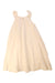 A White Sleeveless Dresses from Velveteen in size 8Y for girl. (Back View)