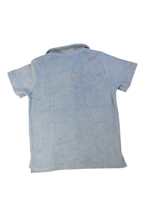 A Blue Short Sleeve Polos from Minnow in size 9Y for girl. (Back View)