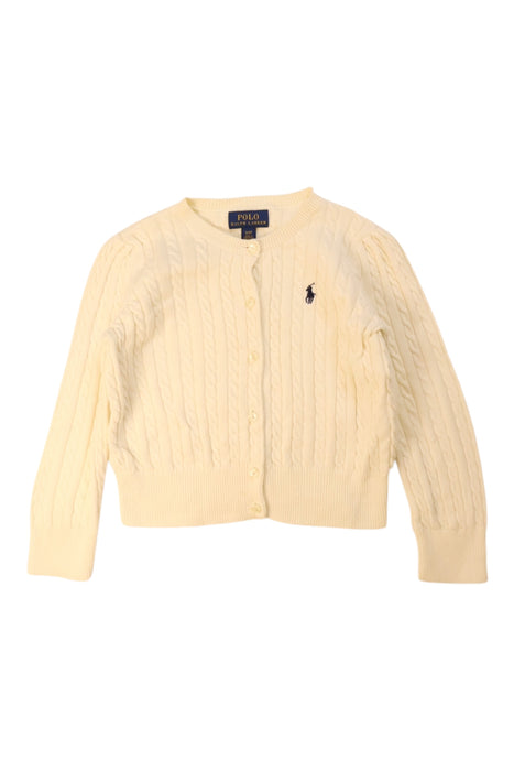 A Ivory Cardigans from Polo Ralph Lauren in size 3T for girl. (Front View)
