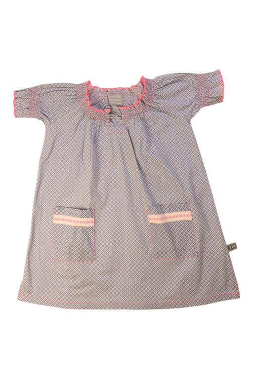 A Multicolour Short Sleeve Dresses from and the little dog laughed in size 18-24M for girl. (Front View)
