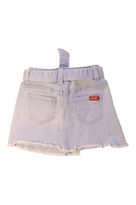 A Blue Short Skirts from Seed in size 3T for girl. (Back View)