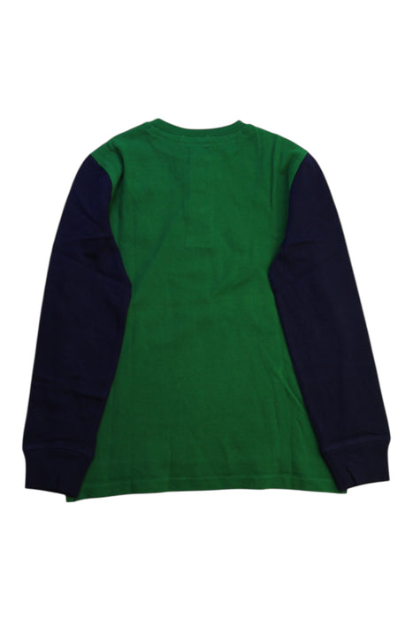 A Green Long Sleeve Polos from Polo Ralph Lauren in size 7Y for boy. (Back View)