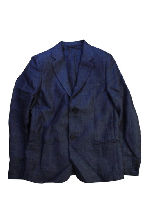 A Navy Blazers from Dal Lago in size 11Y for boy. (Front View)