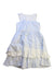 A White Sleeveless Dresses from Nicholas & Bears in size 6T for girl. (Back View)