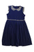 A Blue Sleeveless Dresses from Aquascutum in size 5T for girl. (Front View)