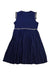 A Blue Sleeveless Dresses from Aquascutum in size 5T for girl. (Back View)