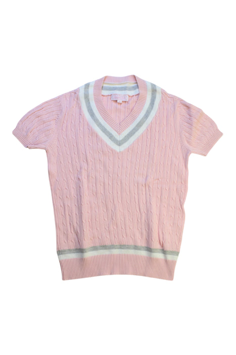 A Pink Sweater Vests from Nicholas & Bears in size 4T for girl. (Front View)