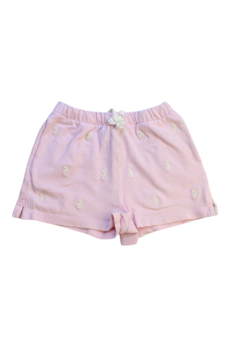 A Pink Shorts from Polo Ralph Lauren in size 6T for girl. (Front View)