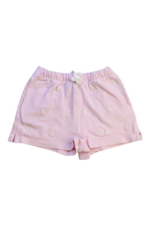 A Pink Shorts from Polo Ralph Lauren in size 6T for girl. (Front View)