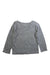 A Grey Long Sleeve Tops from Burberry in size 4T for girl. (Back View)