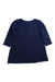 A Navy Long Sleeve Dresses from Mides in size 3T for girl. (Back View)