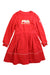 A Red Long Sleeve Dresses from Fila in size 5T for girl. (Front View)
