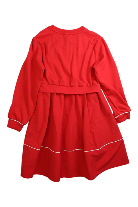 A Red Long Sleeve Dresses from Fila in size 5T for girl. (Back View)