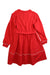 A Red Long Sleeve Dresses from Fila in size 5T for girl. (Back View)
