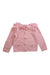 A Pink Long Sleeve Tops from Janie & Jack in size 2T for girl. (Front View)