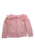 A Pink Long Sleeve Tops from Janie & Jack in size 2T for girl. (Back View)