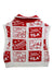 A Red Sweater Vests from Fila in size 5T for girl. (Back View)
