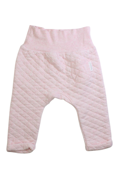 A Pink Casual Pants from purebaby in size 6-12M for girl. (Back View)