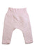 A Pink Casual Pants from purebaby in size 6-12M for girl. (Back View)
