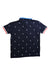 A Navy Short Sleeve Polos from Jacadi in size 12Y for boy. (Back View)