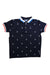 A Navy Short Sleeve Polos from Jacadi in size 10Y for boy. (Front View)